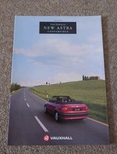 Vauxhall astra convertible - vauxhall,