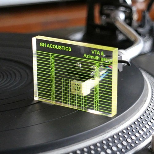 Vinyl record player measuring - record,