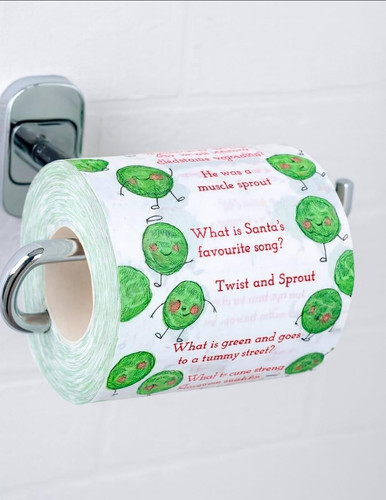 Novelty christmas toilet roll - christmas,