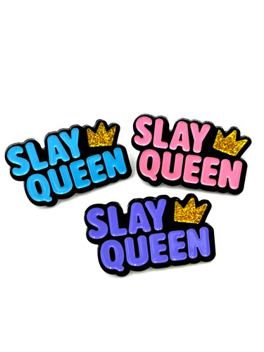 Slay queen pin badge - queen,