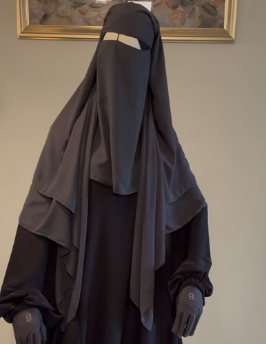 Layers nose string niqab - 3,
