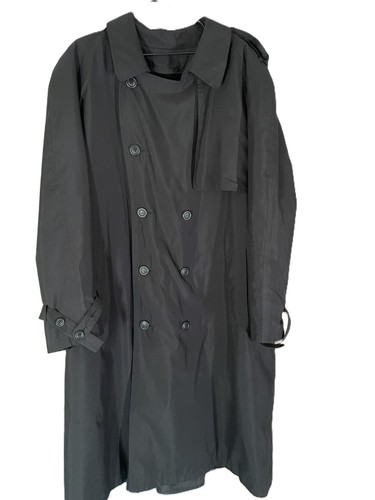 Vintage black trench coat mens - vintage,