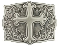Cross Trophy Belt Buckle with Presentation Box