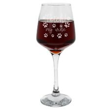 Engraved Wine Glass Fetch My
