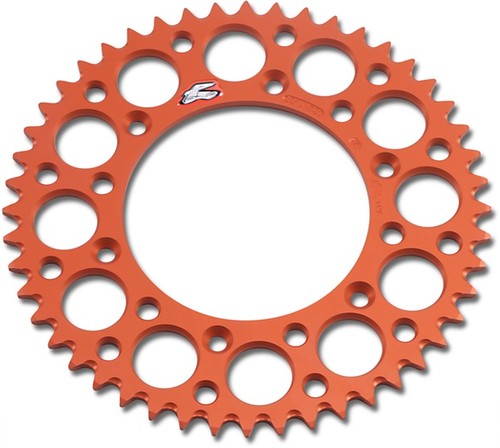 Renthal aluminum rear sprocket - aluminum,