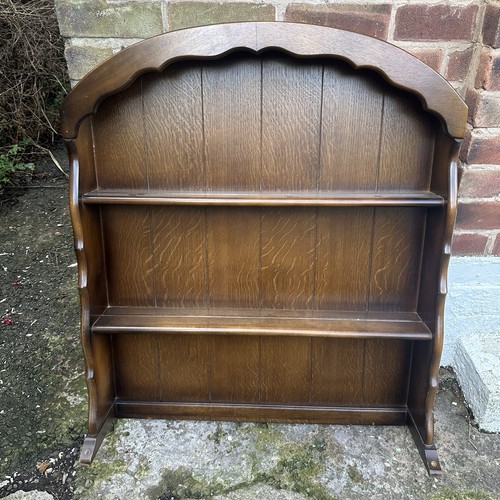 Ercol oak dresser rack - rack, plate