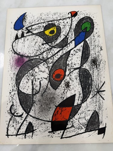 Joan miro l - l, encre"