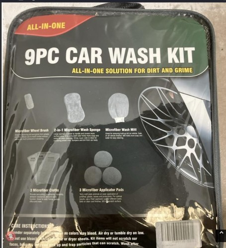 Car cleaning tool kit 9pcs - kit,