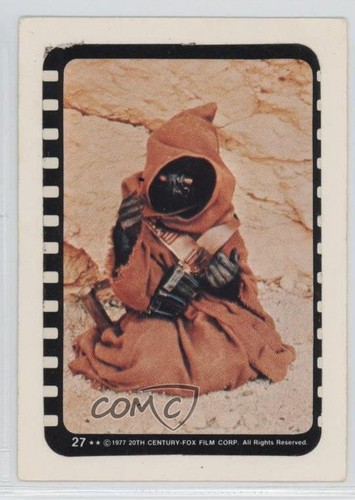 1977 star wars stickers - star,
