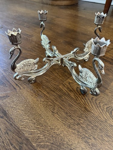 Vtg geese silver - silver, metal
