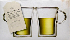 M&S Double Walled Glass Mugs