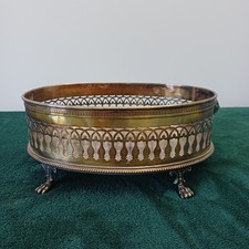 Antique Silver-Plated Oval