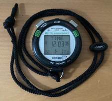Seiko S054 Stop Watch Stopwatch Running Swimming Cycling Personal Training
