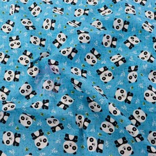 Panda cotton fabric 145gsm - panda, |