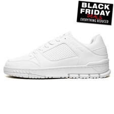 FiftyFive Crepstar by L&F Mens Retro Fashion Designer Classic Trainers White