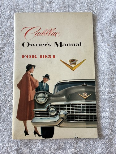 1954 cadillac owner manual - 1954, /