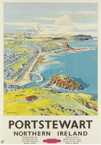 Vintage railway poster - railway,