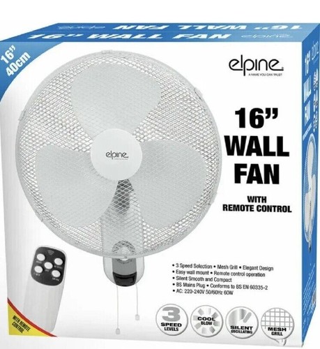 Wall mounted fan with - 16",