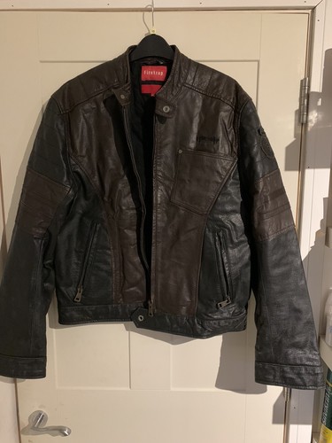 Firetrap biker zip leather - firetrap,