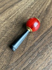 Vintage Art Deco Cigarette Holder Red And Black Bakelite Cherry Amber.