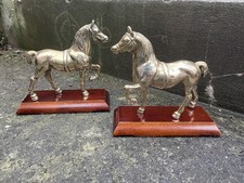 Large Vintage Heavy Pair of