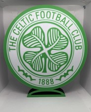 Celtic Football Club Light Box USB C man cave, bar 3D Printed