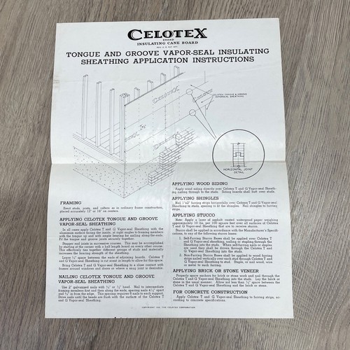 Celotex vapor seal - celotex, insulating