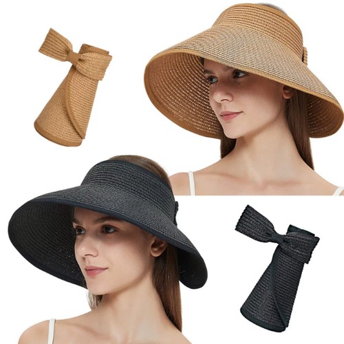 Straw hat women - women, foldable