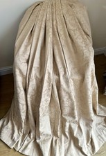 LOVELY MTM SOFT GOLD/ CHAMPAGNE JACQUARD DAMASK CURTAINS