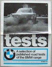 BMW Car Road Tests Brochure