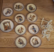 10 Small Hummel Plates by