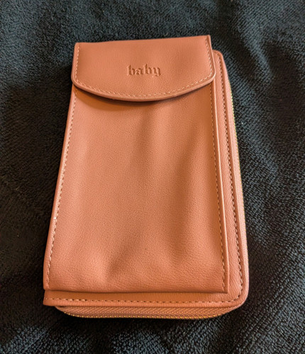 Baby salmon faux - baby, leather