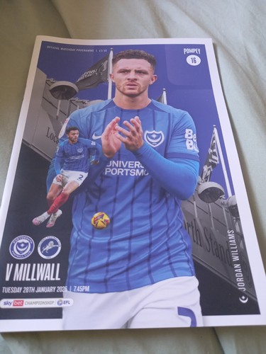 Portsmouth millwall 2024 25 - portsmouth, v