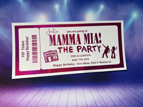 Personalised mamma mia the - mamma,