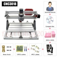 Mini 3-Axis CNC Router Kits Engraving Carving Machine for PCB PVC Milling Wood