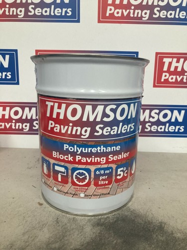 Wet look sealer - block, paving