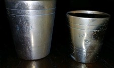 2 x Antique copper  measuring