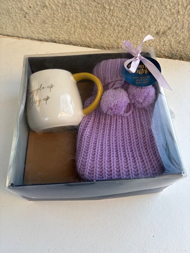 Mini lilac hot water bottle - mini,