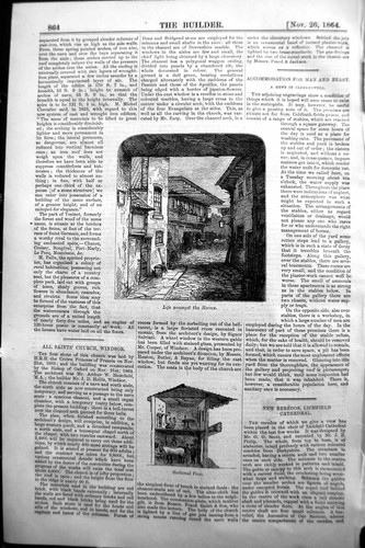 Old 1864 builder - street, scene