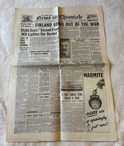 Ww2 newspaper november 7 - november,