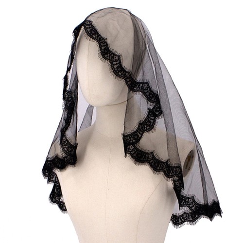 Mystical black veil - veil, for