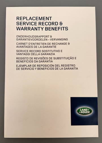 Genuine land rover service - land,