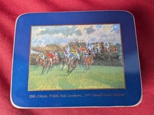 Martel Grand National Horse Racing Drinks Coasters Set of 6 Boxed 