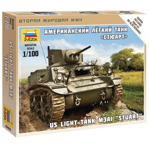 Zvezda 6265 stuart m3a1 - zvezda,