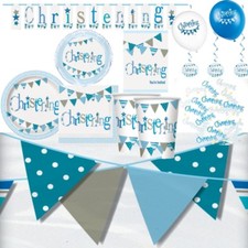 Boys Blue Christening Party