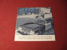 1961  DODGE  POLICE   CAR