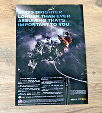 MAGLITE LED TORCHES FLASHLIGHT - FRAMEABLE COLLECTIBLE ORIGINAL CLASSIC  ADVERT