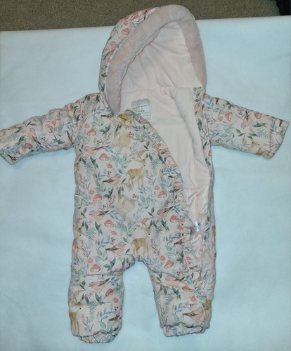 Pink woodland snowsuit - pink,