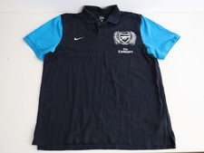 Arsenal 2011/12 Nike Training Polo Shirt Navy Cyan Men's XL