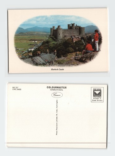 Vintage postcard harlech - vintage,